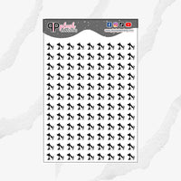 Pets Icon Planner Stickers, Pets Tracker, Pets Appointment, Functional Stickers, Journaling Stickers, Black Color, Plush Planning