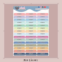 Hydrate Water Label Tracker Planner Stickers