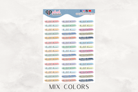 Bill Due - Highlighted Script Planner Stickers, Plush Planning