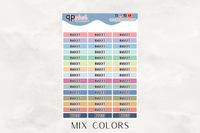 Budget Header Planner Stickers