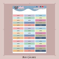 Work Header Planner Stickers