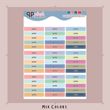 Work Header Planner Stickers