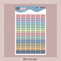 Mini Payroll Due Planner Stickers