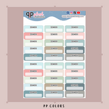 School Label Box Tracker Planner Stickers