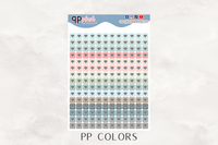 Internet Bill, Wifi Bill, Square Tracker Planner Stickers, Itty Bitty Collection