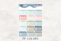 Weekly Habit Tracker Planner Stickers, Habit Tracker, Plush Planning