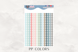 Dots - Standard Size Planner Stickers, Functional Stickers