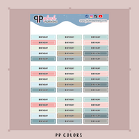 Birthday Header Planner Stickers