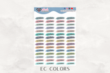 Rescheduled Script with Brush Overlay Planner Stickers