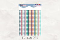 Dots - Standard Size Planner Stickers, Functional Stickers