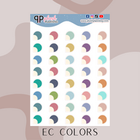 Tear Drop Corner Deco Planner Stickers