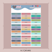 School Header Planner Stickers