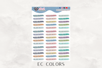 Bill Due - Highlighted Script Planner Stickers, Plush Planning