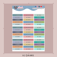 No School Header Planner Stickers