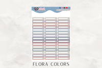 Individual Checklist Label Tracker with Black Outline Planner Stickers, Plush Planning