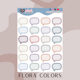 Speech Bubble Deco Planner Stickers