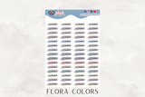 Rescheduled Script with Brush Overlay Planner Stickers