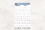 Birthday Script and Icons Collection Planner Stickers