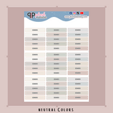 School Header Planner Stickers