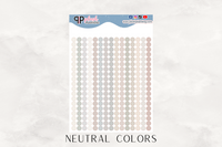 Dots - Standard Size Planner Stickers, Functional Stickers