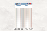 Dots - Standard Size Planner Stickers, Functional Stickers