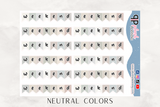 Weekend Flags Banner Planner Stickers