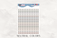 Internet Bill, Wifi Bill, Square Tracker Planner Stickers, Itty Bitty Collection