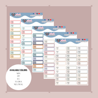 Bill Due Tracker Planner Stickers