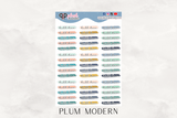 Bill Due - Highlighted Script Planner Stickers, Plush Planning