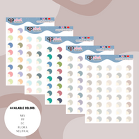 Tear Drop Corner Deco Planner Stickers