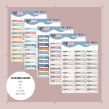 Paycheck Tracker Planner Stickers