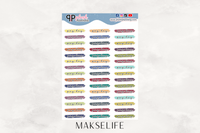 Pay Day - Highlighted Script Planner Stickers, Plush Planning