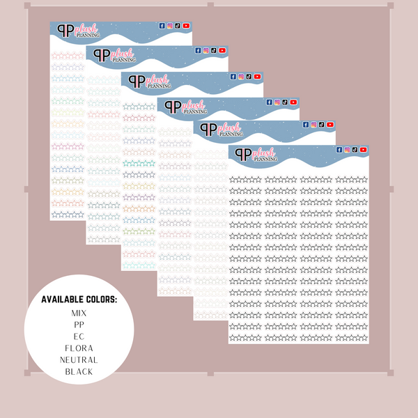 Star Rating Planner Stickers