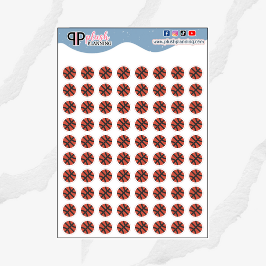 Basketball Game, Basketball Practice, Basketball Game Tracker Planner Stickers