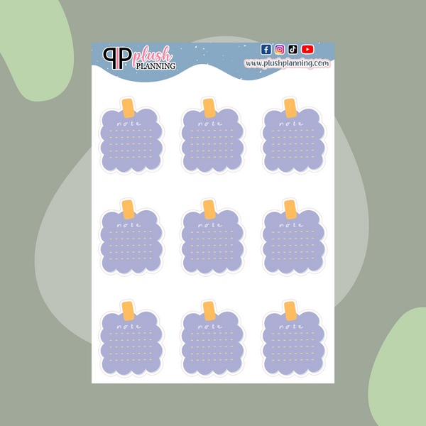 Notes Lined Box Kawaii Deco Scrapbooking Planner Stickers