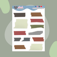 Washi Stickers Design 3 Planner Stickers Deco Scrapbooking Planner Stickers