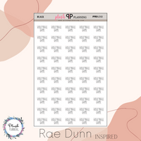 Volleyball Game Script Planner Stickers, Rae Dunn Inspired