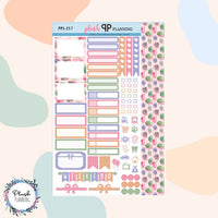 Spring Design 2 Planner Stickers Sampler, Spring Pattern, Spring Season Designs