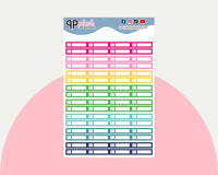 Appointment Label Tracker Planner Stickers - Emily Ley Simplified Colors