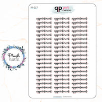 Appointment Script Planner Stickers