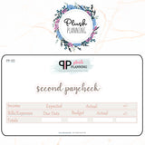 7x9 Planner Size Paycheck First Second Third Fourth Stickers