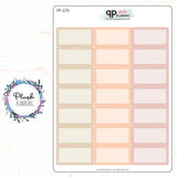 1/3 BOX Planner Stickers - Shaded Center