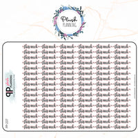 THIS WEEK Script Planner Stickers