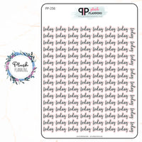 TODAY Script Planner Stickers