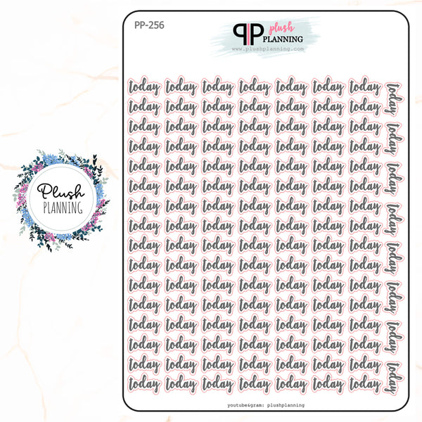 TODAY Script Planner Stickers