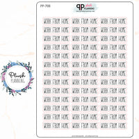 WORK FROM HOME Script Planner Stickers