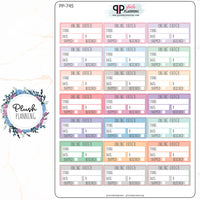 ONLINE SHOPPING ORDER Tracker Planner Stickers