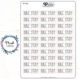 Bible Study Scripts Planner Stickers, Plush Planning