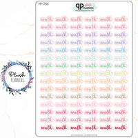 WALK SCRIPT Planner Stickers