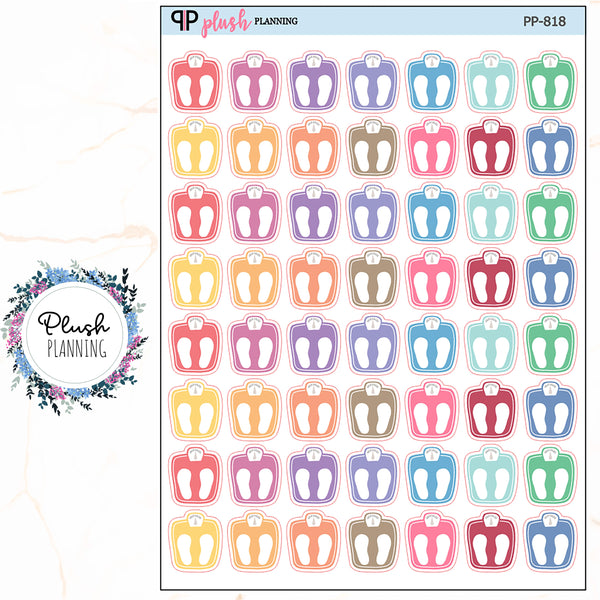 Weigh In / Scale Planner Stickers